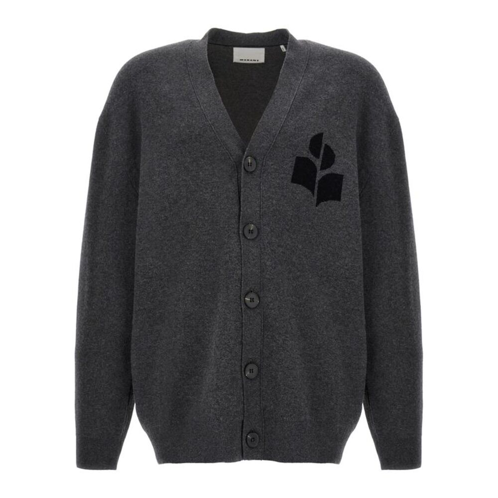 Isabel Marant Gray Cotton Men's Cardigan